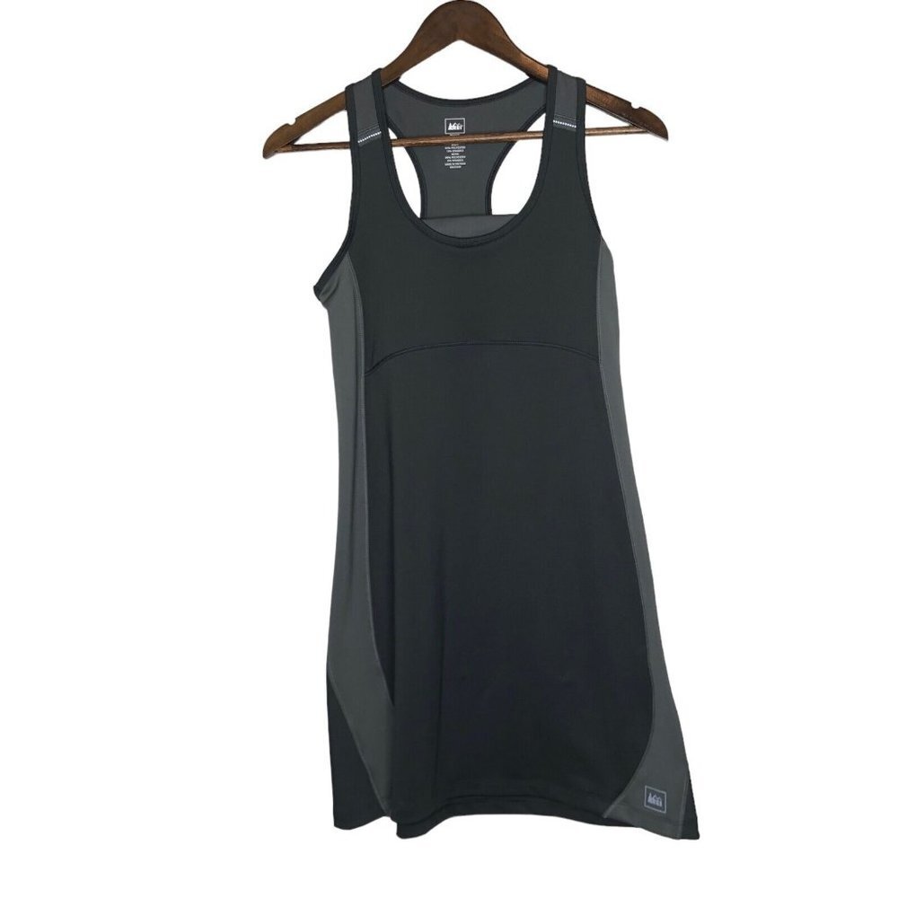 REI Women's Grey and Black Athletic Tennis Exercise Dress Size Small
